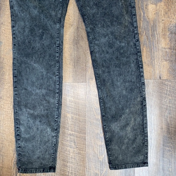 EILEEN FISHER ACID WASHED VELVETEEN BLACK WASHED JEAN SZ10 EUC - Picture 8 of 16